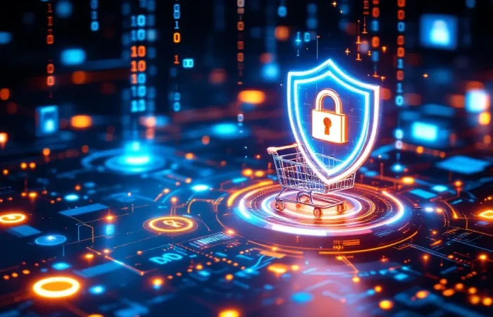 Digital Lock in Shopping Cart