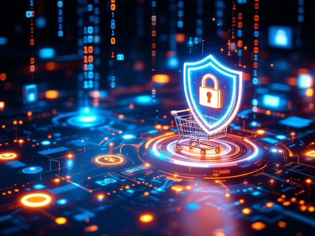 Digital Lock in Shopping Cart